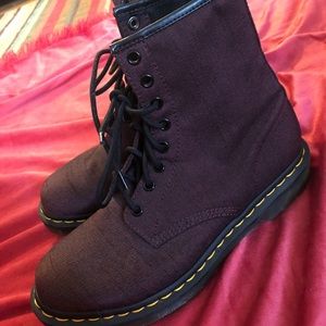 Purple doc martens
